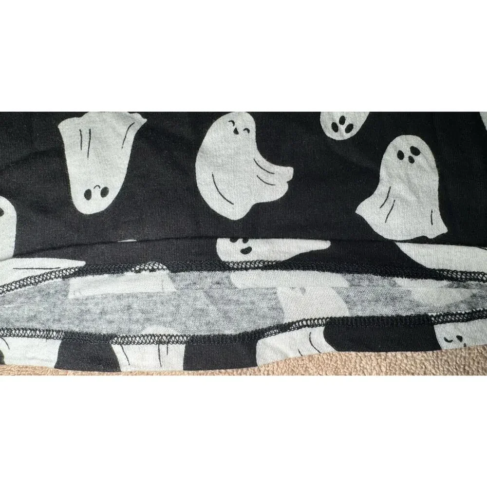 Old Navy Long Sleeve T-Shirt Unisex Size 4T Black with Ghost Graphic Print NWT